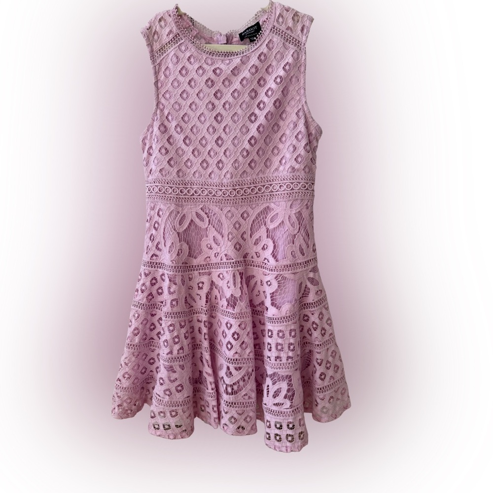 Bardot Big Girl’s Pink Lace Dress